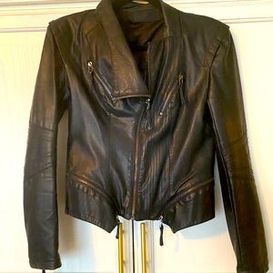 BlankNYC Faux leather Moto jacket